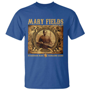 Mary Fields T Shirt Stagecoach Mary Trailblazing Legend Black Cowgirl TS11 Royal Blue Print Your Wear