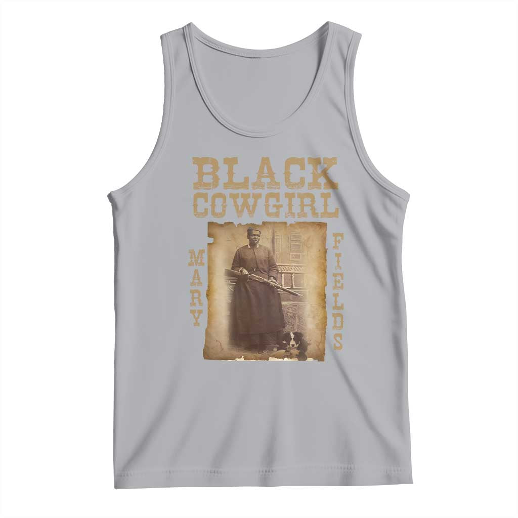 Mary Fields Tank Top Black Cowgirl Pioneer Western Legend Vintage TS02 Athletic Heather Print Your Wear