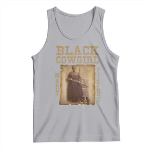 Mary Fields Tank Top Black Cowgirl Pioneer Western Legend Vintage TS02 Athletic Heather Print Your Wear
