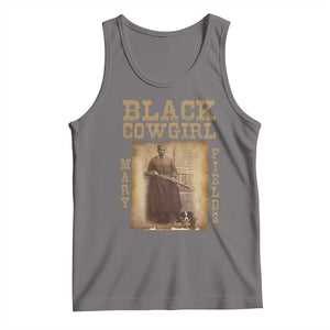 Mary Fields Tank Top Black Cowgirl Pioneer Western Legend Vintage TS02 Deep Heather Print Your Wear