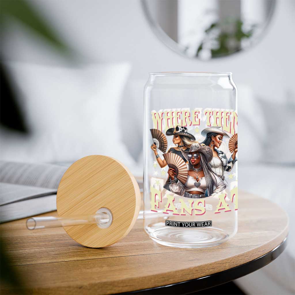 Melanin Cowgirls Glass Can Where Them Fans At Country Life Women Girls TS02 Print Your Wear