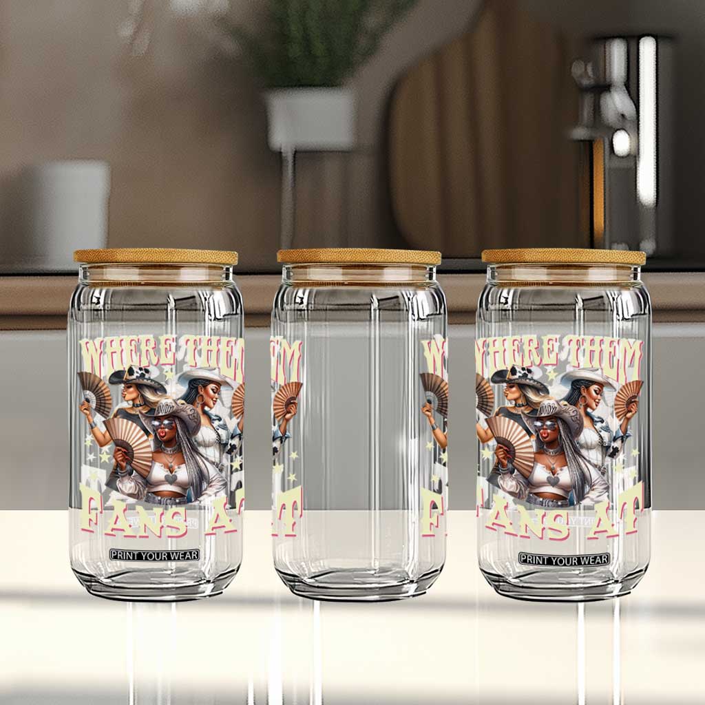 Melanin Cowgirls Glass Can Where Them Fans At Country Life Women Girls TS02 Print Your Wear