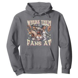 Melanin Cowgirls Hoodie Where Them Fans At Country Life Women Girls TS02 Charcoal Print Your Wear