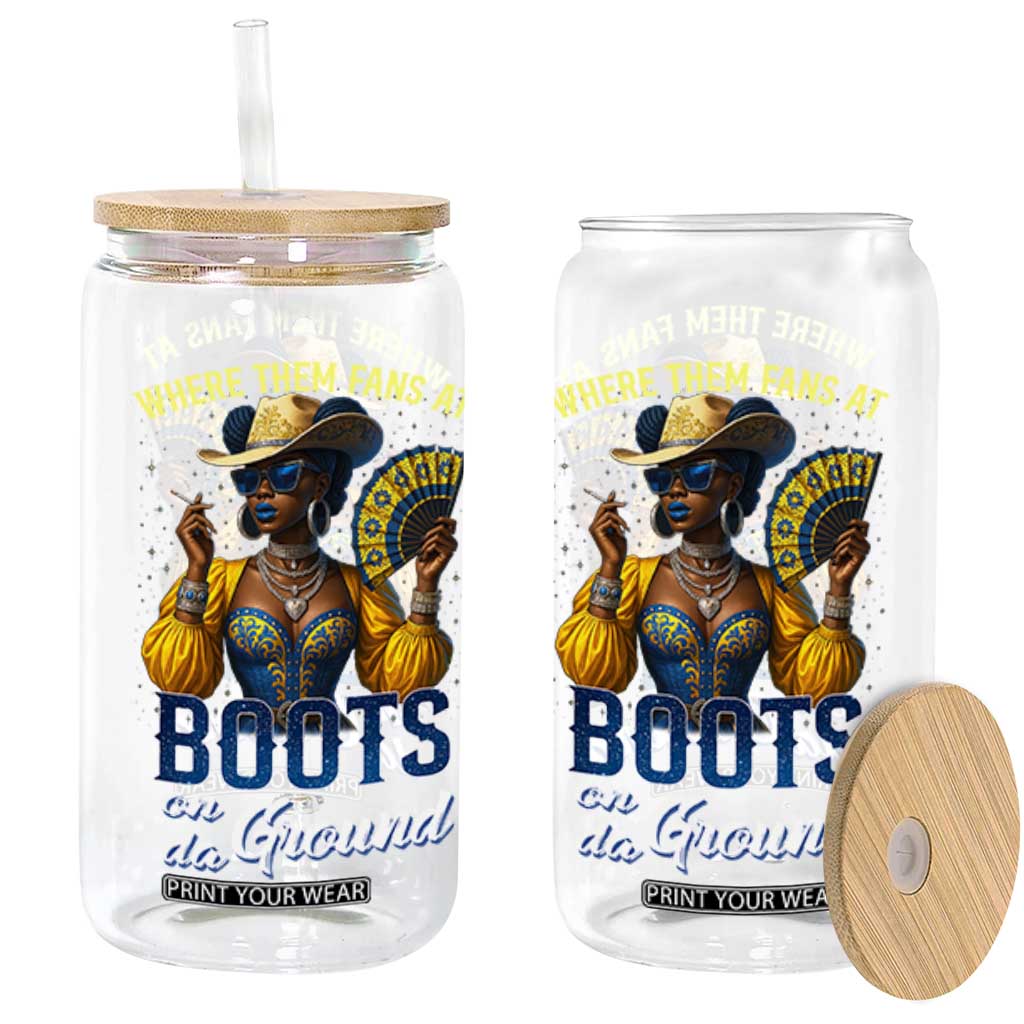 Melanin Cowgirls Linedance Glass Can Where Them Fans At Boots On Da Ground TS02 Black Print Your Wear