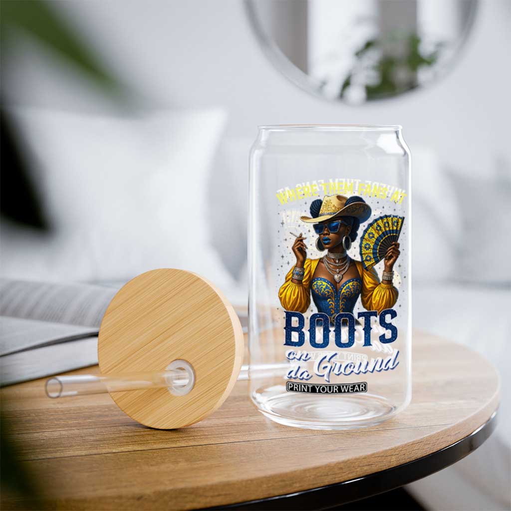 Melanin Cowgirls Linedance Glass Can Where Them Fans At Boots On Da Ground TS02 Print Your Wear