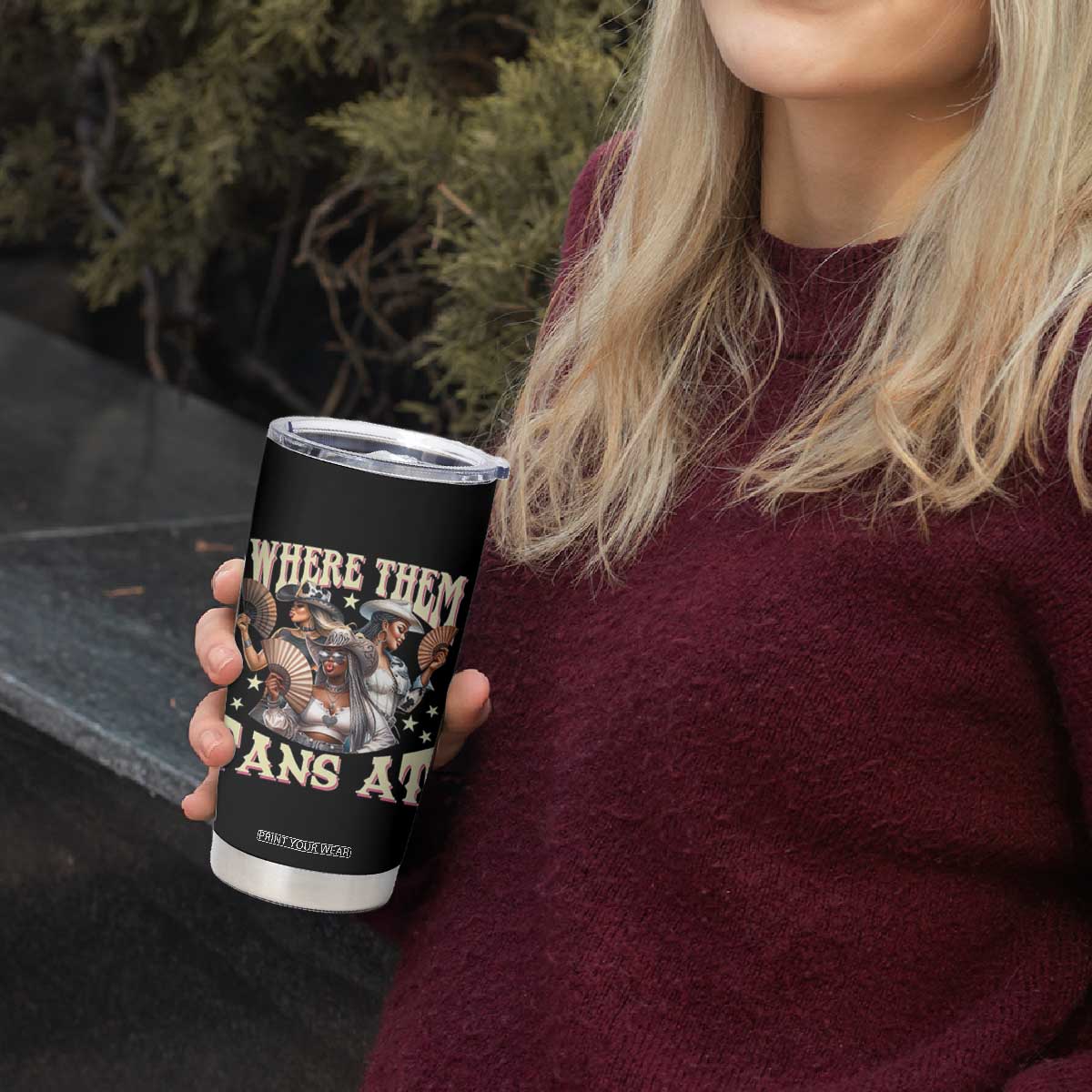 Melanin Cowgirls Tumbler Cup Where Them Fans At Country Life Women Girls TS02 Print Your Wear