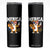 Merica Cat Skinny Tumbler Funny 4th of July Hot Dog and Fireworks Patriotic USA Flag TS02 Black Print Your Wear