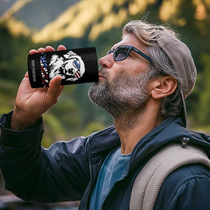 Merica Golden Retriever 4 in 1 Can Cooler Tumbler 4th of July Dog Patriotic Dog Mom TS10 Print Your Wear