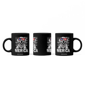 Merica Golden Retriever Coffee Mug Patriotic Dog US Flag 4th Of July TS02 Print Your Wear