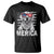 Merica Golden Retriever T Shirt Patriotic Dog US Flag 4th Of July TS02 Black Print Your Wear