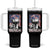 Merica Trump 4th Of July American Flag Tumbler With Handle TS11 One Size: 40 oz Black Print Your Wear