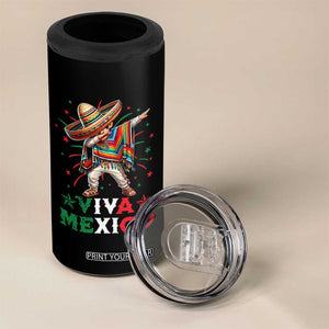Mexican Boy Dabbing 4 in 1 Can Cooler Tumbler Poncho Cinco de Mayo Flag Viva Mexico TS10 Print Your Wear