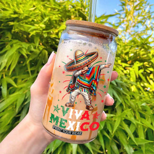 Mexican Boy Dabbing Glass Can Poncho Cinco de Mayo Flag Viva Mexico TS10 Print Your Wear