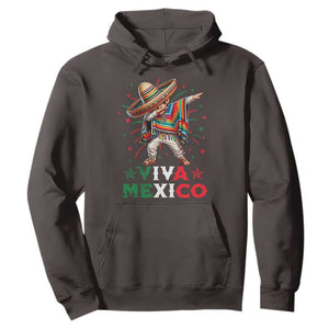 Mexican Boy Dabbing Hoodie Poncho Cinco de Mayo Flag Viva Mexico TS10 Dark Chocolate Print Your Wear
