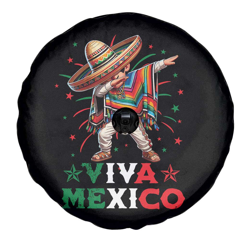 Mexican Boy Dabbing Spare Tire Cover Poncho Cinco de Mayo Flag Viva Mexico TS10 Print Your Wear