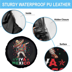 Mexican Boy Dabbing Spare Tire Cover Poncho Cinco de Mayo Flag Viva Mexico TS10 Print Your Wear