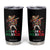 Mexican Boy Dabbing Tumbler Cup Poncho Cinco de Mayo Flag Viva Mexico TS10 Black Print Your Wear