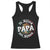 Mexican Dad Racerback Tank Top El Mejor Papá del Mundo Mexico Flag Eagle TS02 Black Print Your Wear