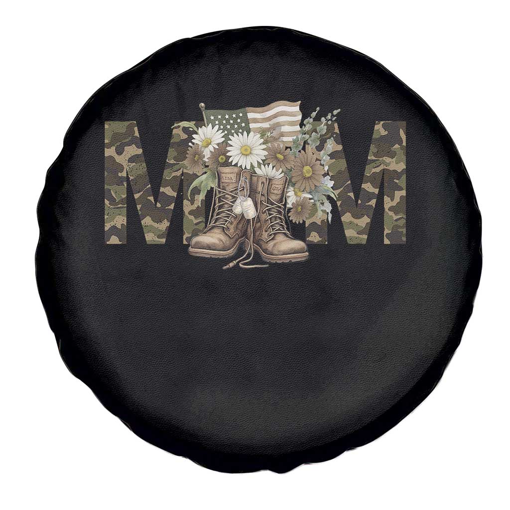Military Army Mom Floral Combat Shoes Spare Tire Cover TS11 Print Your Wear