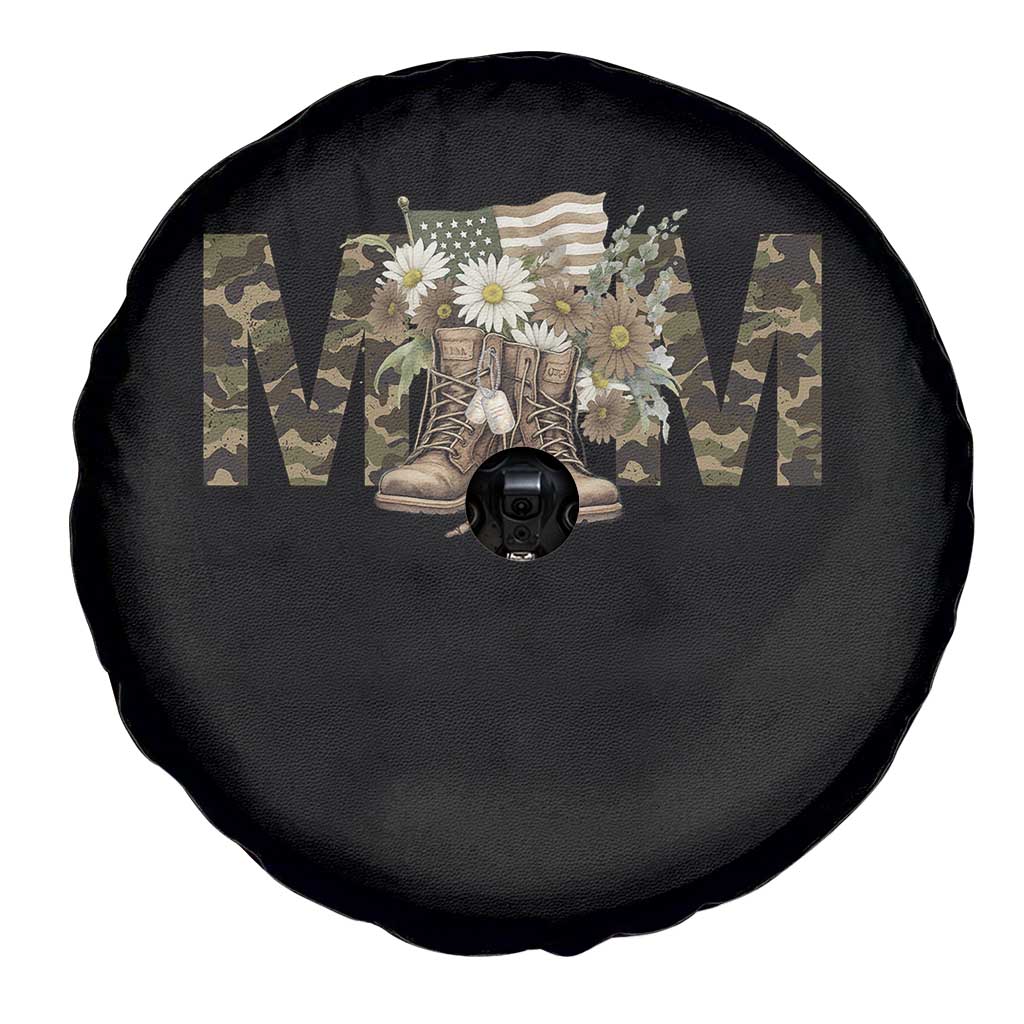Military Army Mom Floral Combat Shoes Spare Tire Cover TS11 Print Your Wear