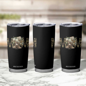 Military Army Mom Floral Combat Shoes Tumbler Cup TS11 Print Your Wear