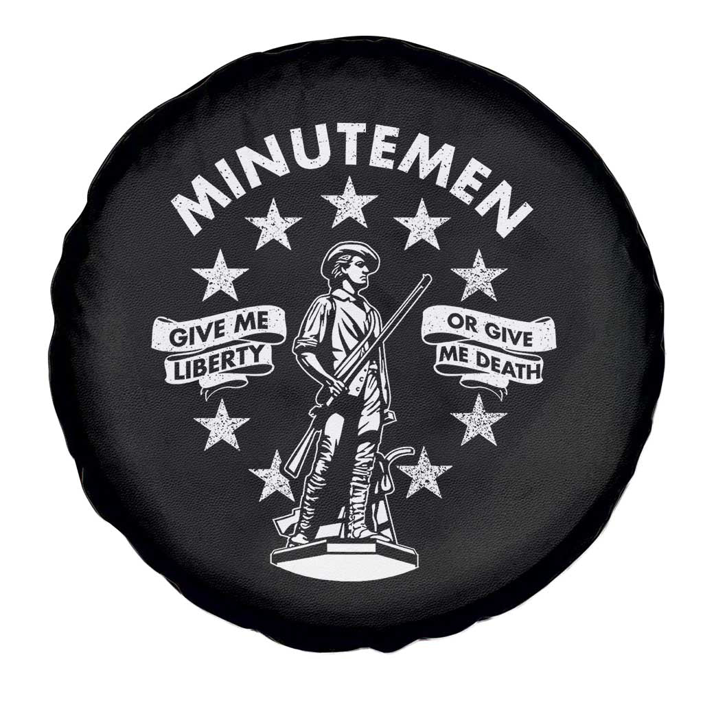 Minutemen Give Me Liberty Or Give Me Death Spare Tire Cover US History TS11 Print Your Wear