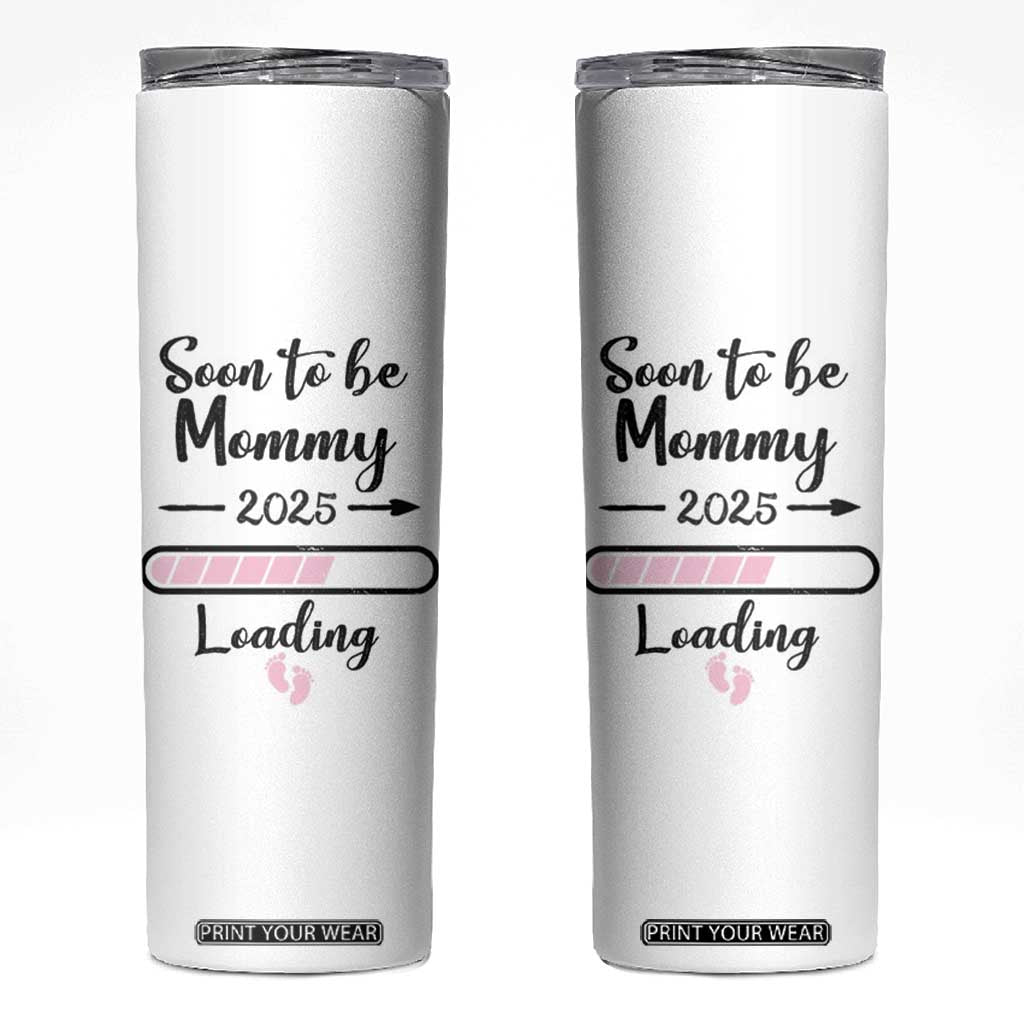 Mom Gifts for Pregnant Women Skinny Tumbler Mothers Day First Time Mommy TB10 White Print Your Wear