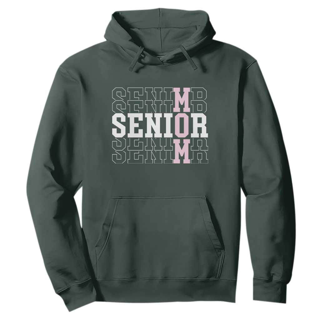 Mom Senior 2025 Hoodie Proud Mom Of A Class Of 2025 Graduate TS11 Dark Forest Green Print Your Wear
