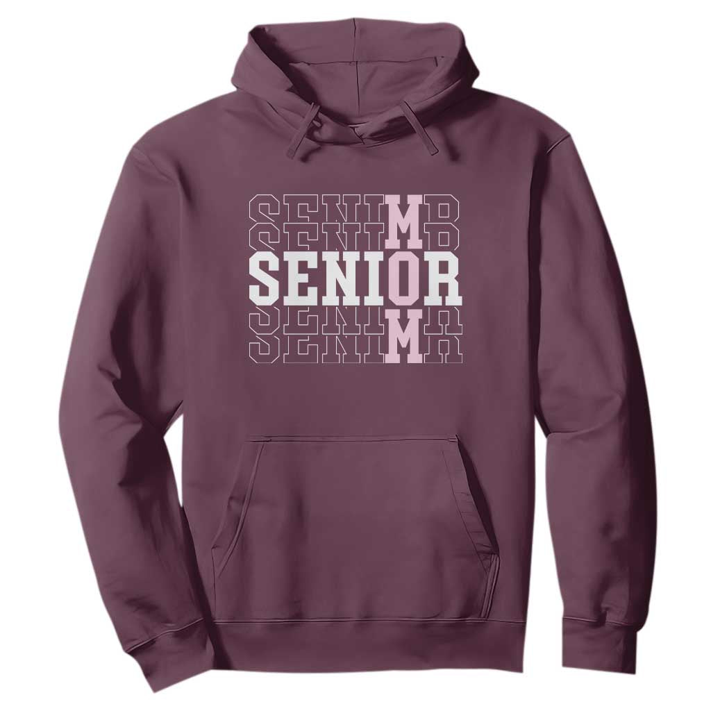 Mom Senior 2025 Hoodie Proud Mom Of A Class Of 2025 Graduate TS11 Maroon Print Your Wear