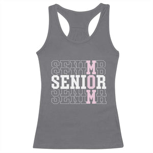 Mom Senior 2025 Racerback Tank Top Proud Mom Of A Class Of 2025 Graduate TS11 Charcoal Print Your Wear