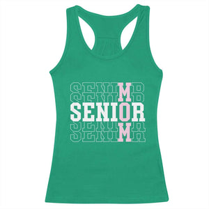 Mom Senior 2025 Racerback Tank Top Proud Mom Of A Class Of 2025 Graduate TS11 Irish Green Print Your Wear