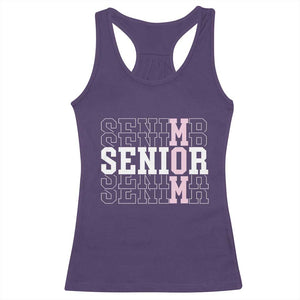Mom Senior 2025 Racerback Tank Top Proud Mom Of A Class Of 2025 Graduate TS11 Purple Print Your Wear