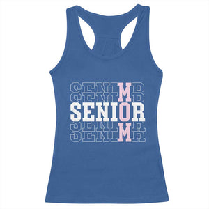 Mom Senior 2025 Racerback Tank Top Proud Mom Of A Class Of 2025 Graduate TS11 Royal Blue Print Your Wear