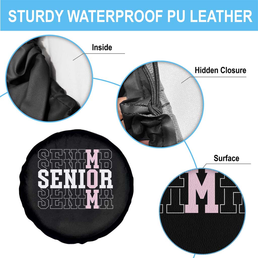 Mom Senior 2025 Spare Tire Cover Proud Mom Of A Class Of 2025 Graduate TS11 Print Your Wear
