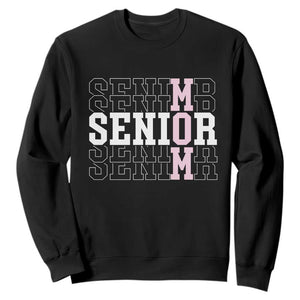 Mom Senior 2025 Sweatshirt Proud Mom Of A Class Of 2025 Graduate TS11 Black Print Your Wear