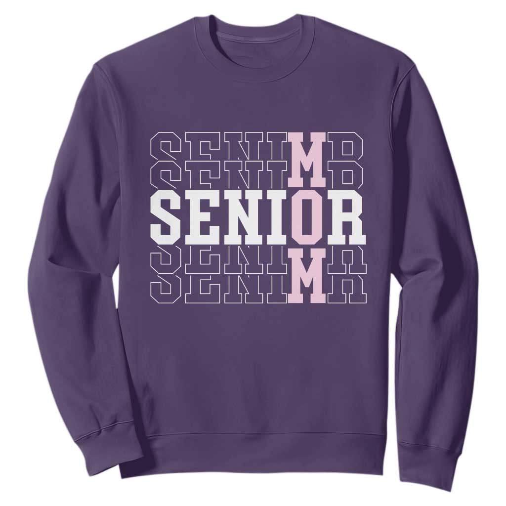 Mom Senior 2025 Sweatshirt Proud Mom Of A Class Of 2025 Graduate TS11 Purple Print Your Wear