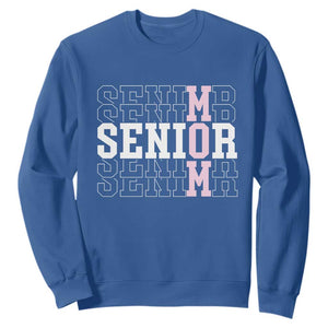 Mom Senior 2025 Sweatshirt Proud Mom Of A Class Of 2025 Graduate TS11 Royal Blue Print Your Wear