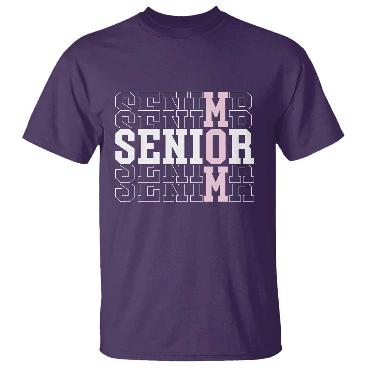 Mom Senior 2025 T Shirt Proud Mom Of A Class Of 2025 Graduate TS11 Purple Print Your Wear