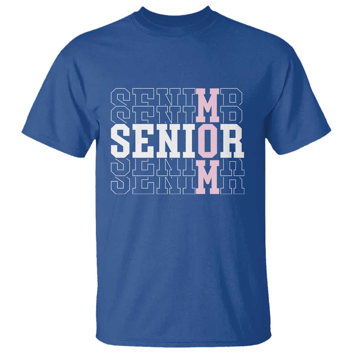 Mom Senior 2025 T Shirt Proud Mom Of A Class Of 2025 Graduate TS11 Royal Blue Print Your Wear