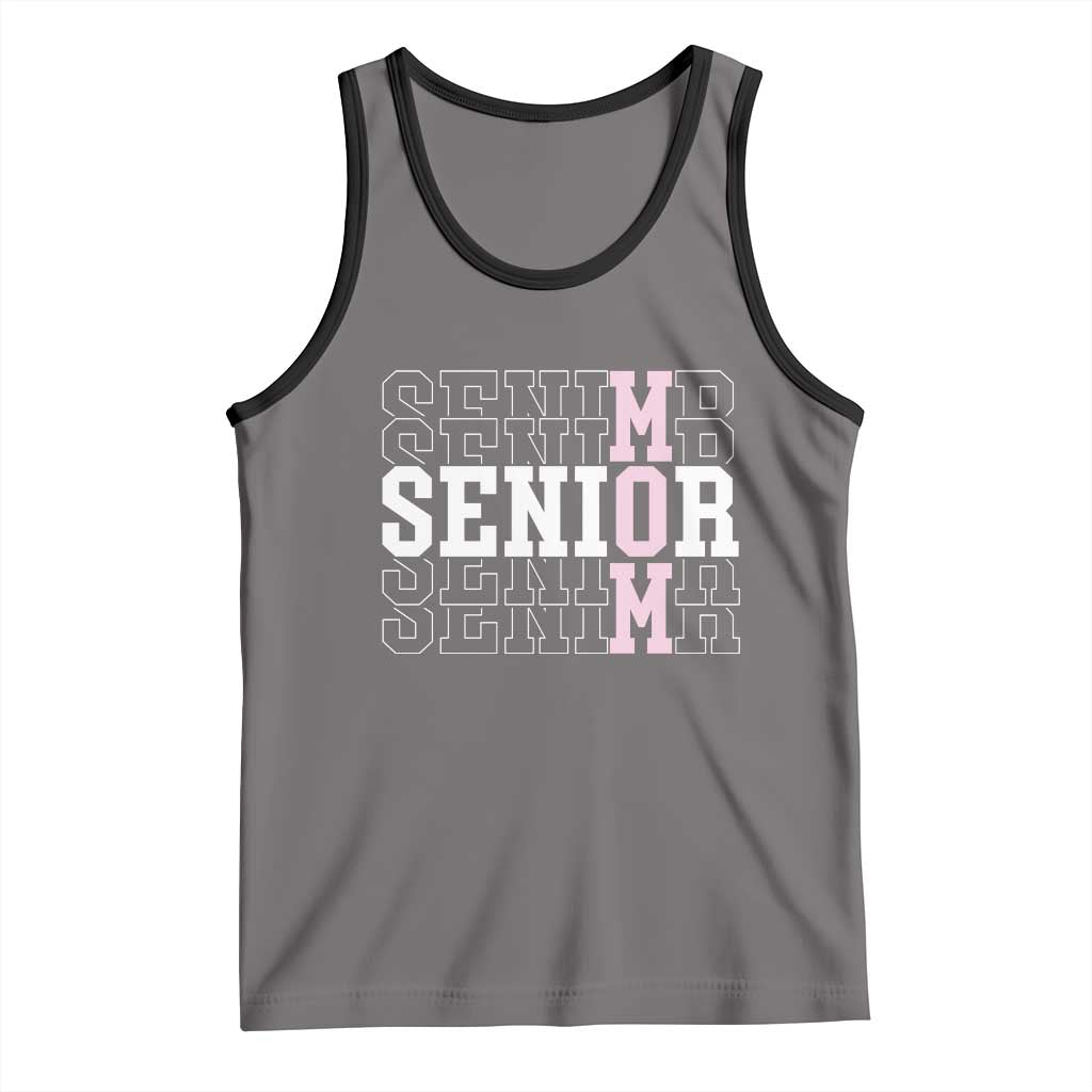 Mom Senior 2025 Tank Top Proud Mom Of A Class Of 2025 Graduate TS11 Deep Heather Black Print Your Wear