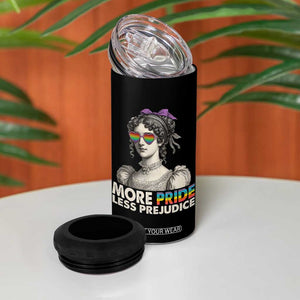 More Pride Less Prejudice 4 in 1 Can Cooler Tumbler LGBTQ Proud Ally Pride Month TS10 Print Your Wear