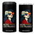 More Pride Less Prejudice 4 in 1 Can Cooler Tumbler Retro Pride Month LGBTQ Feminist TS02 One Size: 16 oz Black Print Your Wear
