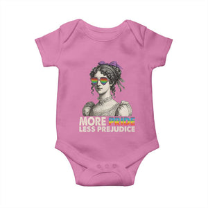 More Pride Less Prejudice Baby Onesie LGBTQ Proud Ally Pride Month TS10 Azalea Print Your Wear
