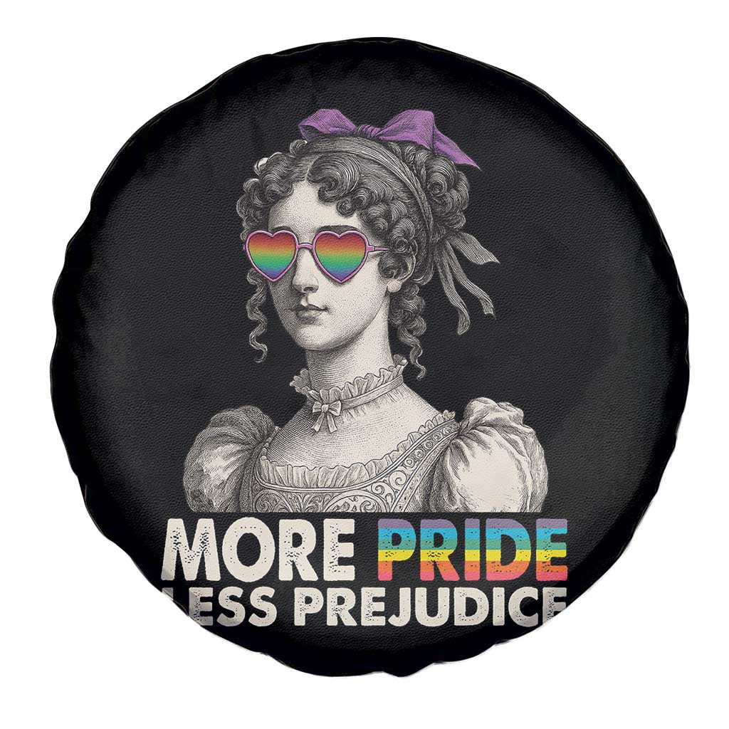 More Pride Less Prejudice Spare Tire Cover LGBTQ Proud Ally Pride Month TS10 Print Your Wear