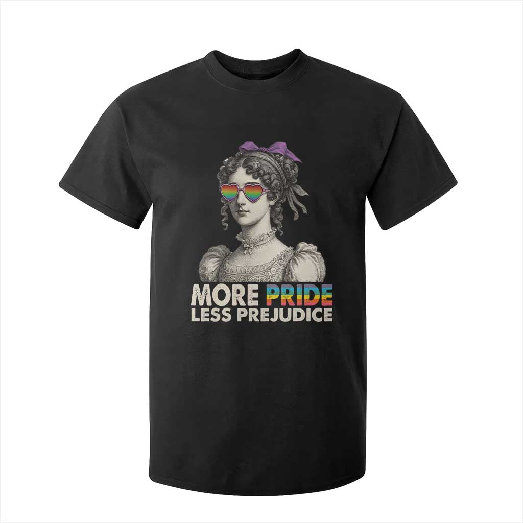 More Pride Less Prejudice T Shirt For Kid LGBTQ Proud Ally Pride Month TS10 Black Print Your Wear