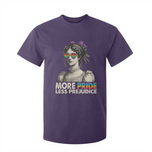 More Pride Less Prejudice T Shirt For Kid LGBTQ Proud Ally Pride Month TS10 Purple Print Your Wear