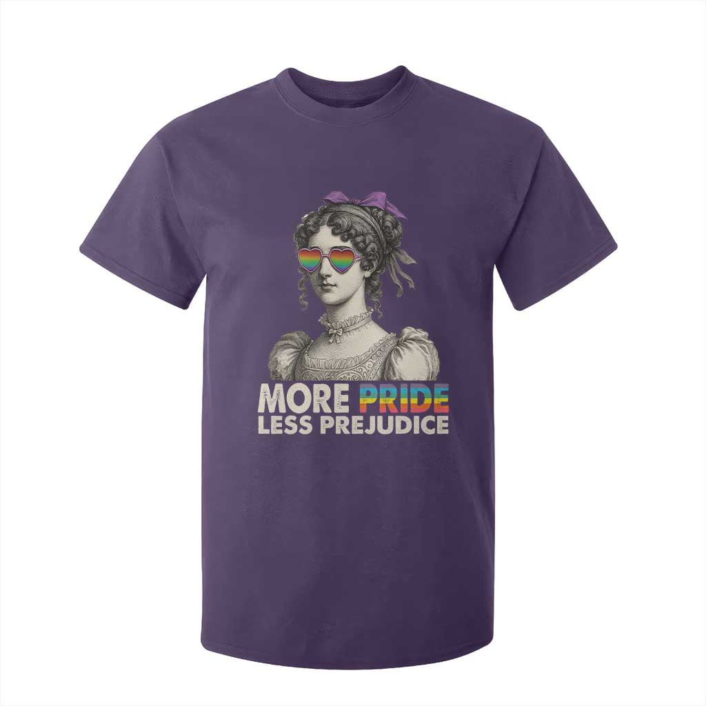 More Pride Less Prejudice T Shirt For Kid LGBTQ Proud Ally Pride Month TS10 Purple Print Your Wear
