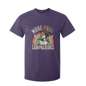 More Pride Less Prejudice T Shirt For Kid Pride Month LGBTQ Rainbow TS11 Purple Print Your Wear