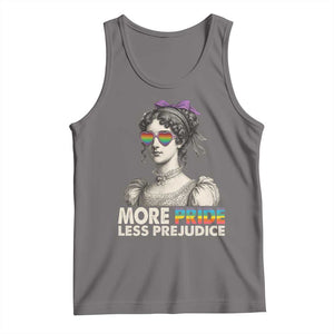 More Pride Less Prejudice Tank Top LGBTQ Proud Ally Pride Month TS10 Deep Heather Print Your Wear