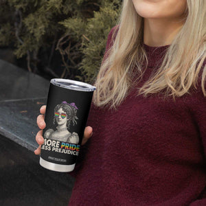 More Pride Less Prejudice Tumbler Cup LGBTQ Proud Ally Pride Month TS10 Print Your Wear